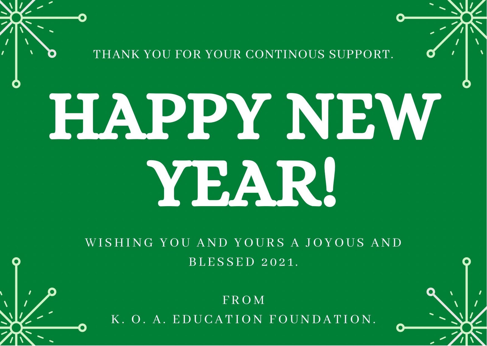 HAPPY NEW YEAR