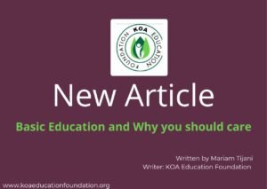 New Article Basic Education